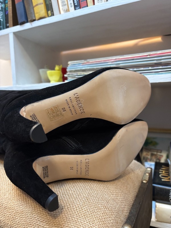 L'agence Suede Over The Knee Boots