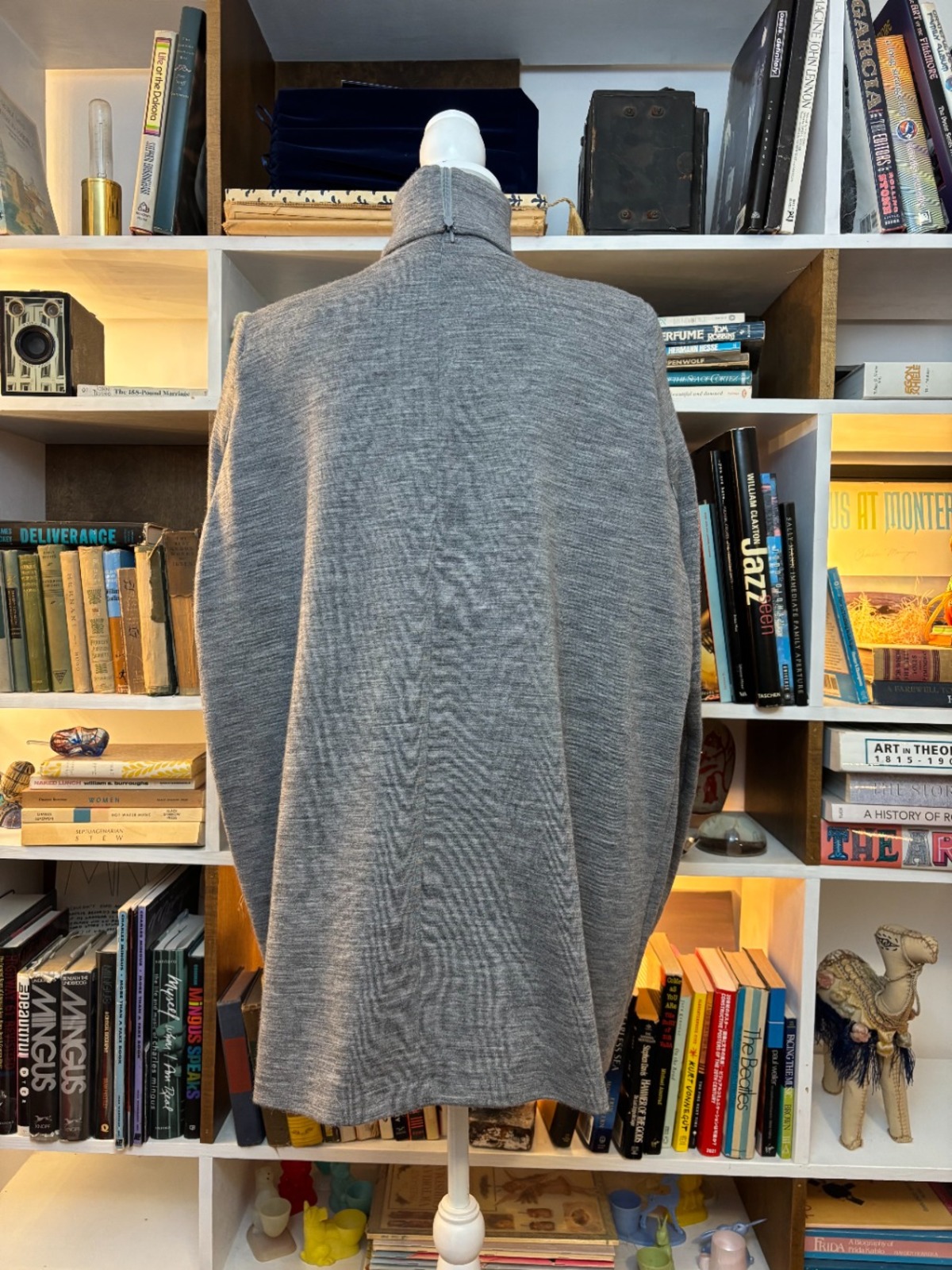 Maison Margiela Wool Poncho - Grey - Image 4 of 8