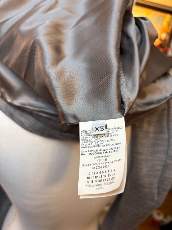 Maison Margiela Wool Poncho - Grey