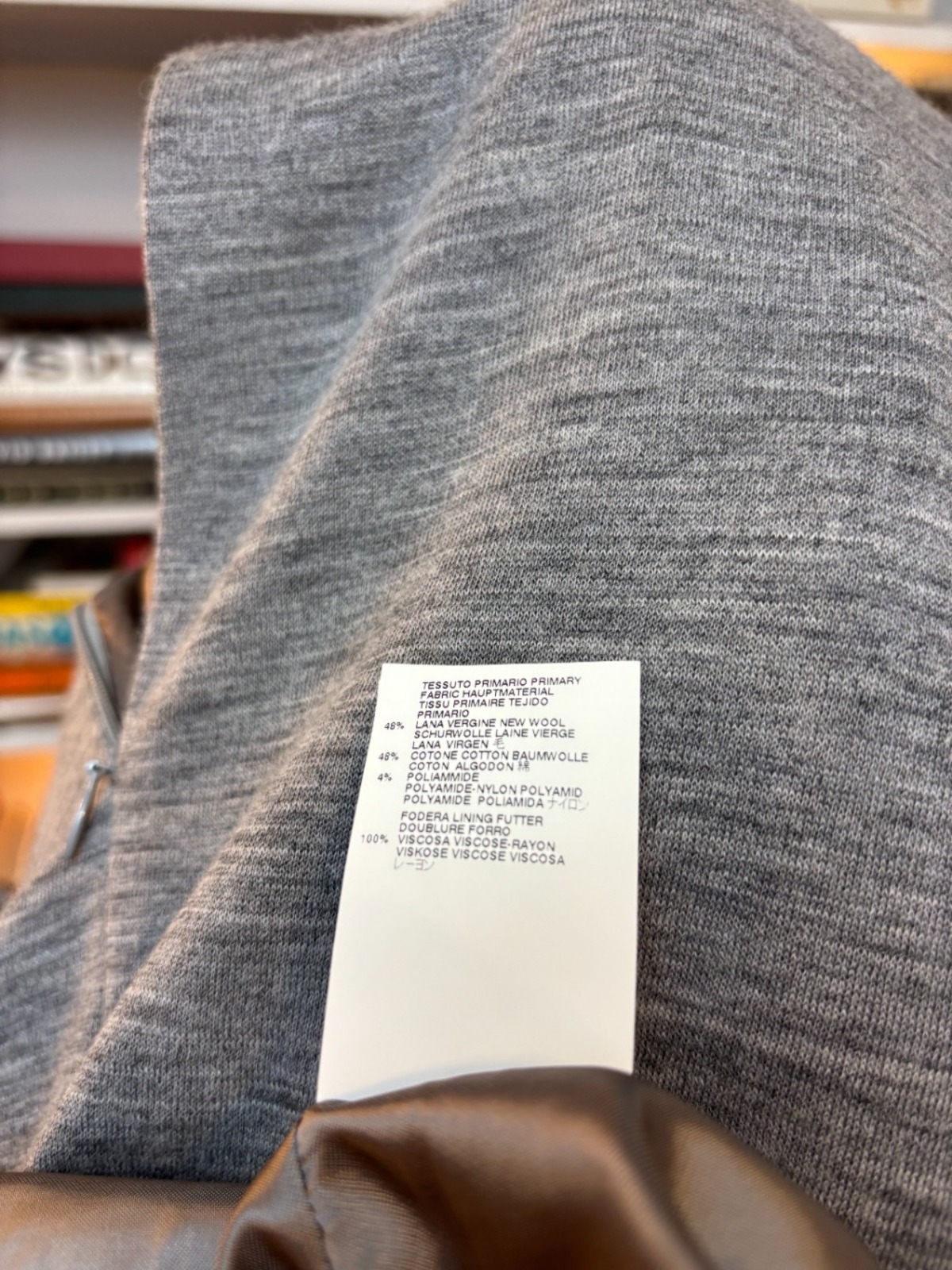 Maison Margiela Wool Poncho - Grey - Image 8 of 8