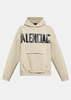 Balenciaga Ripped Pocket Hoodie - Beige - Thumbnail 1