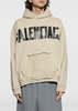 Balenciaga Ripped Pocket Hoodie - Beige - Thumbnail 3