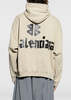 Balenciaga Ripped Pocket Hoodie - Beige - Thumbnail 5