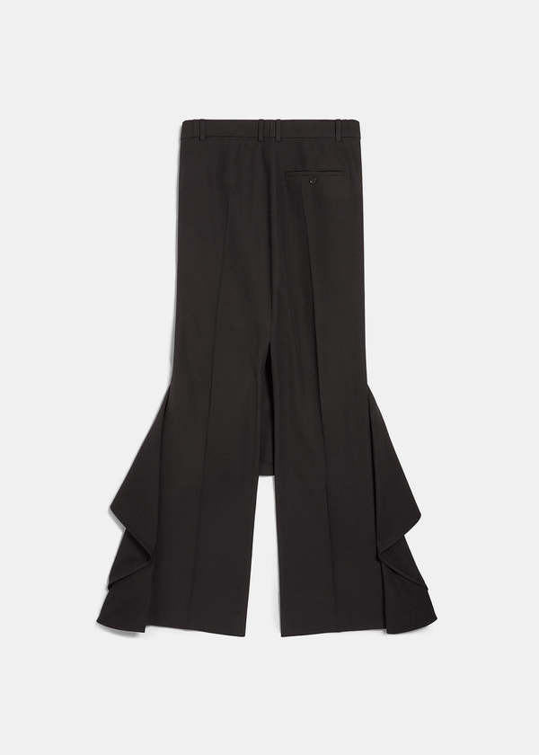 Balenciaga Deconstructed Godet Skirt - Black