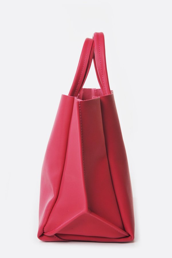 Ampersand as Apostrophe Bright Rose half tote Ampersand as Apostrophe Bright Rose half tote