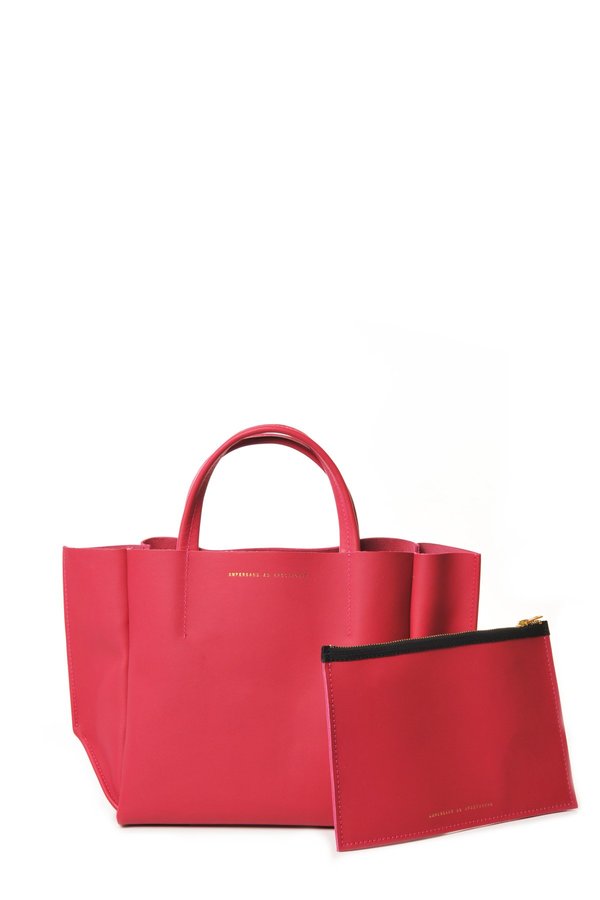 Ampersand as Apostrophe Bright Rose half tote Ampersand as Apostrophe Bright Rose half tote