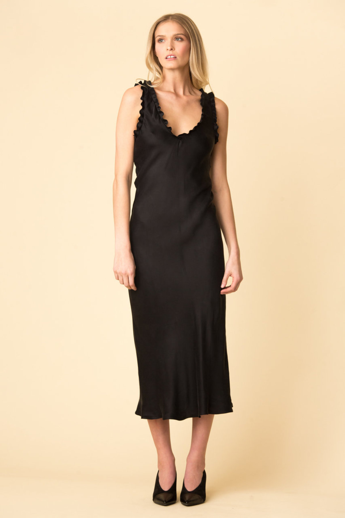 tibi silk bias dress 4-Ply Silk Bias Dress