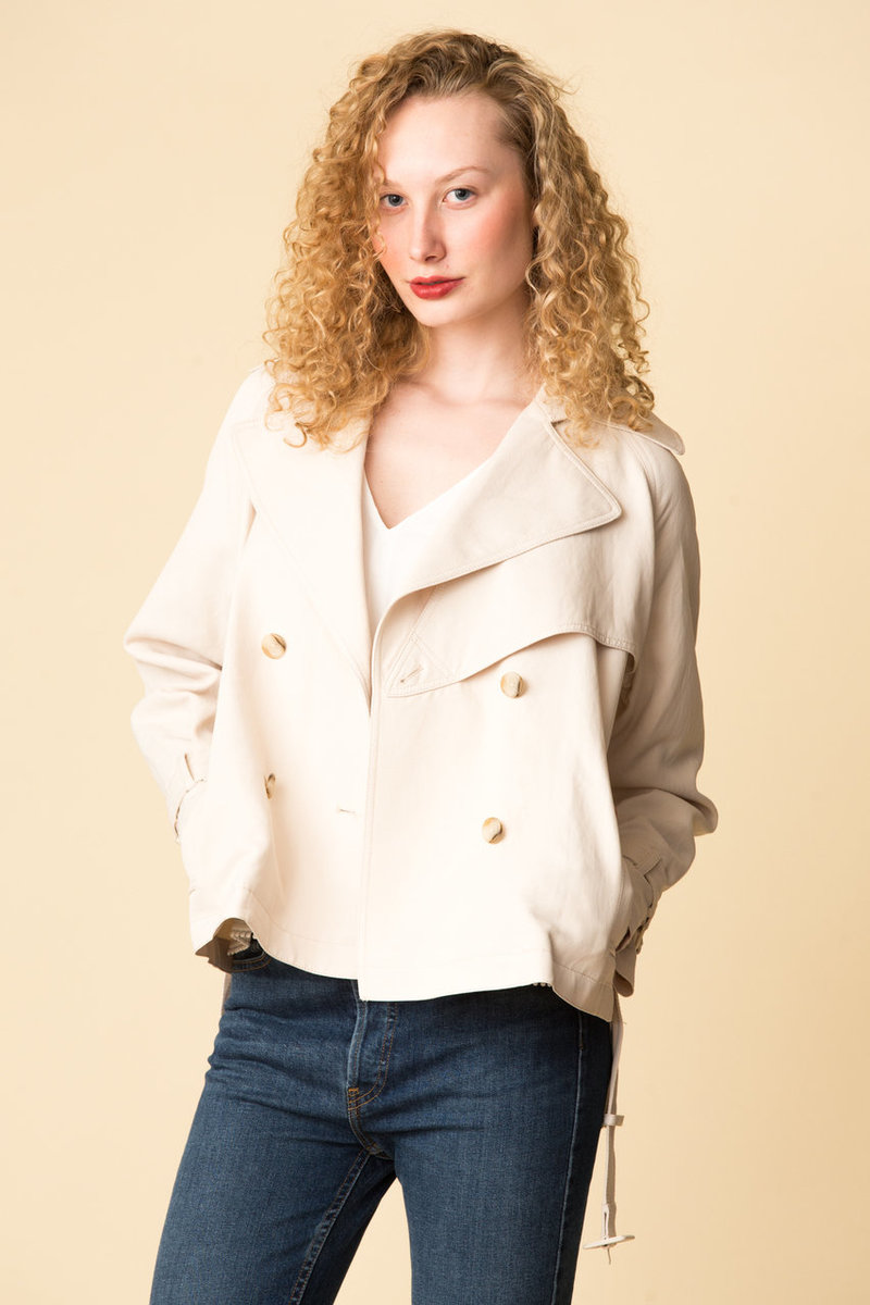 ジャケット・アウター rene Trench Top Vince Cropped Trench | Garmentory
