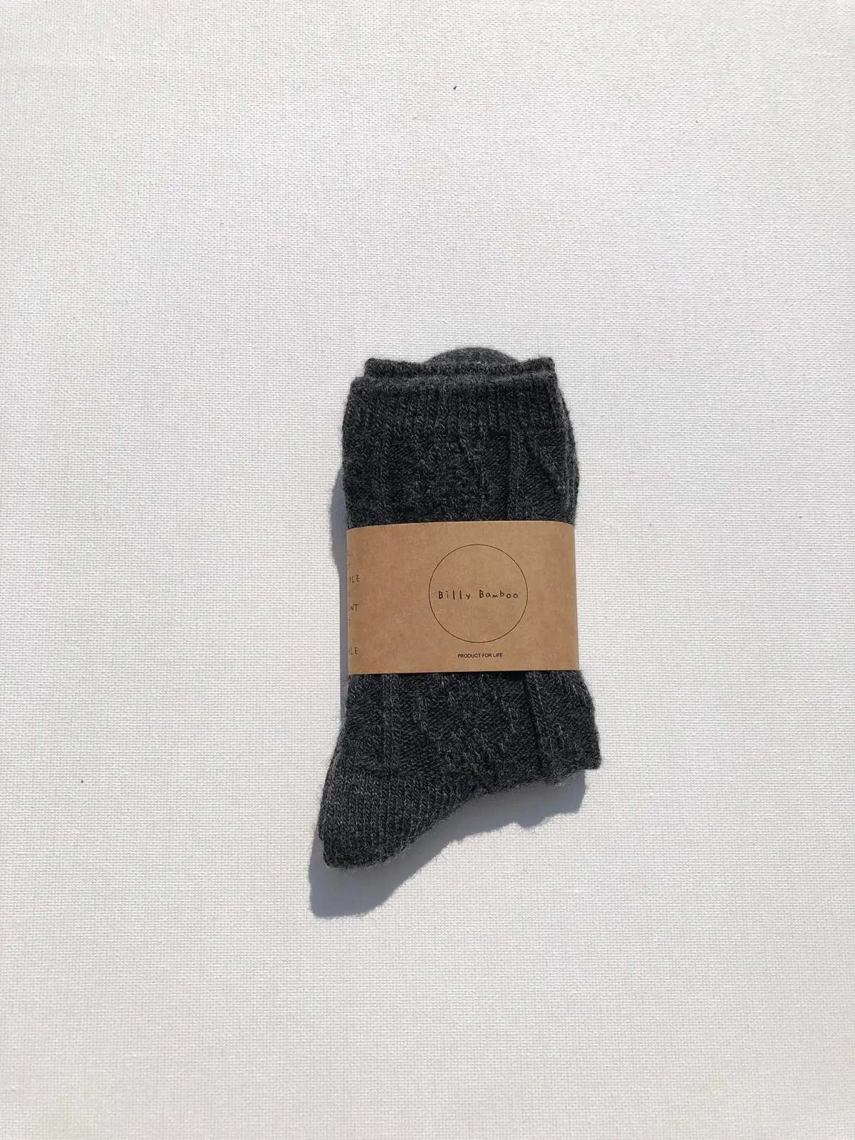 Billy Bamboo Chaussettes en Laine Torsade Socks - Image 2 of 5