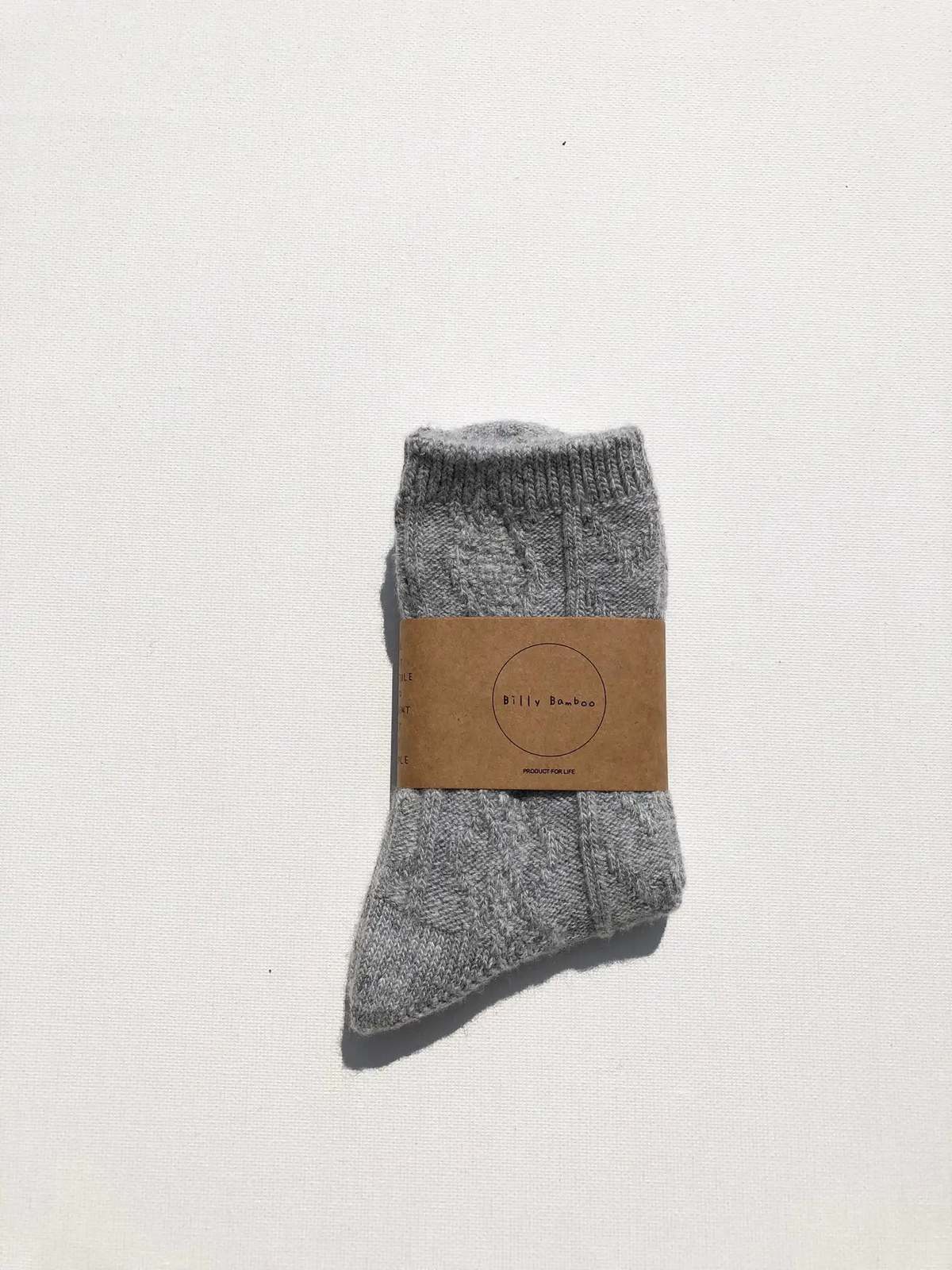 Billy Bamboo Chaussettes en Laine Torsade Socks - Image 4 of 5