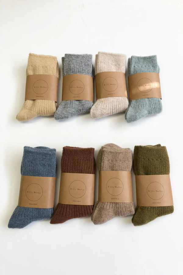 Billy Bamboo Chaussettes Laine D'Islande Socks