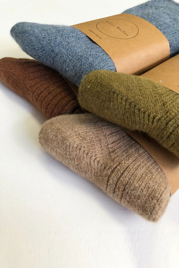 Billy Bamboo Chaussettes Laine D'Islande Socks