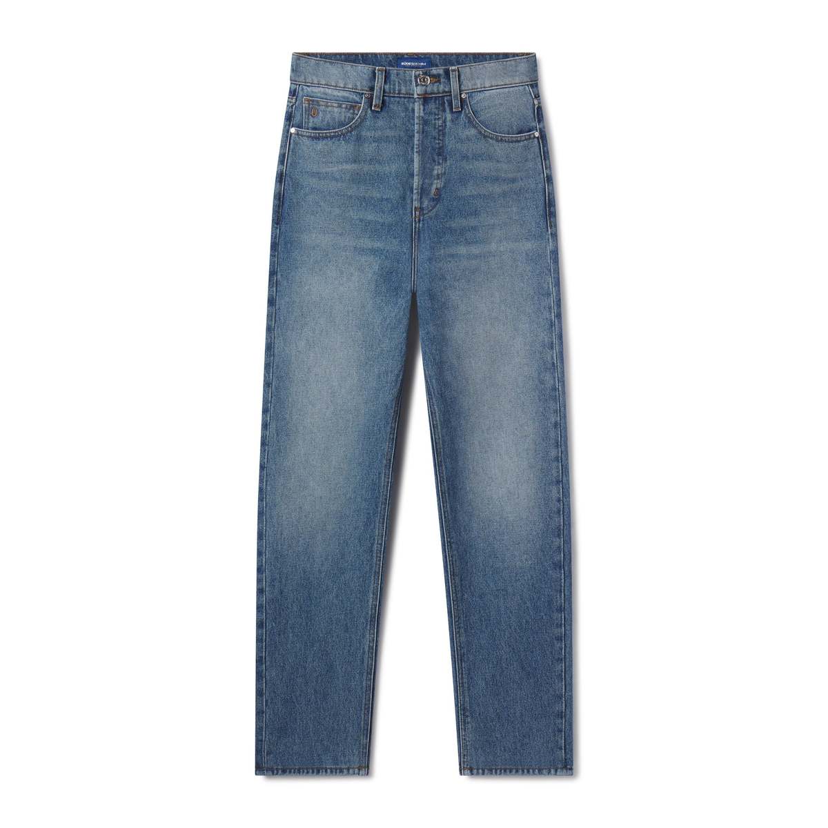 RUDES DENIM Tracy Straight Leg Jeans - Ocean - Image 1 of 5
