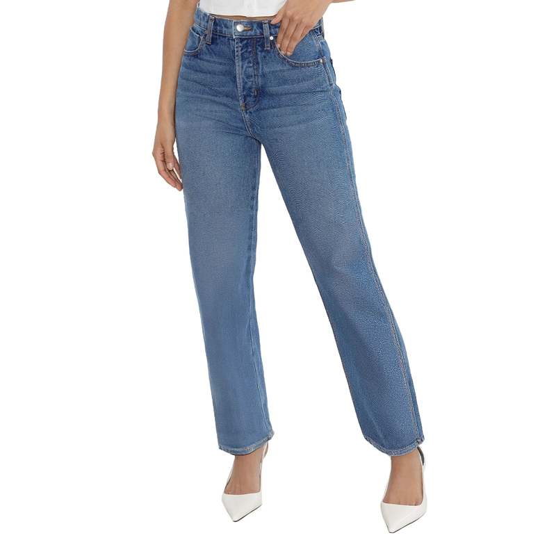 RUDES DENIM Tracy Straight Leg Jeans - Ocean