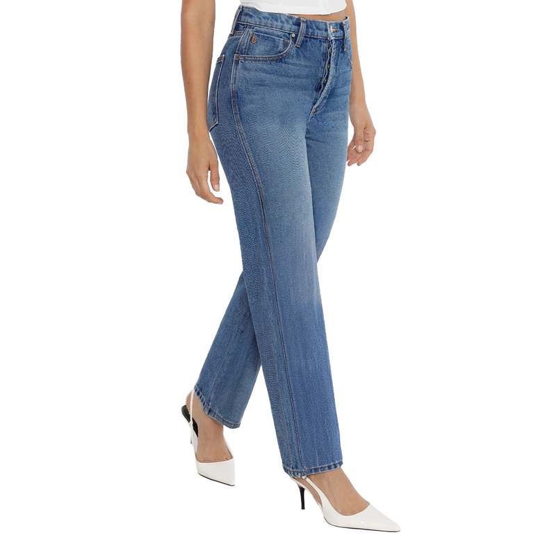RUDES DENIM Tracy Straight Leg Jeans - Ocean