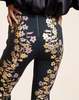 Cynthia Rowley Metallic Bonded Pants - Black Gold - Thumbnail 5
