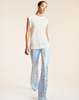 Cynthia Rowley Metallic Bonded Pants - Blusil - Thumbnail 1