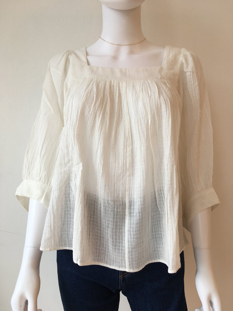 Apiece Apart Orchid Balloon Sleeve Top