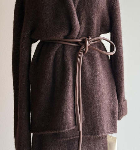 Pre-Loved Paul Harnden Shoemakers Black Leather Belt