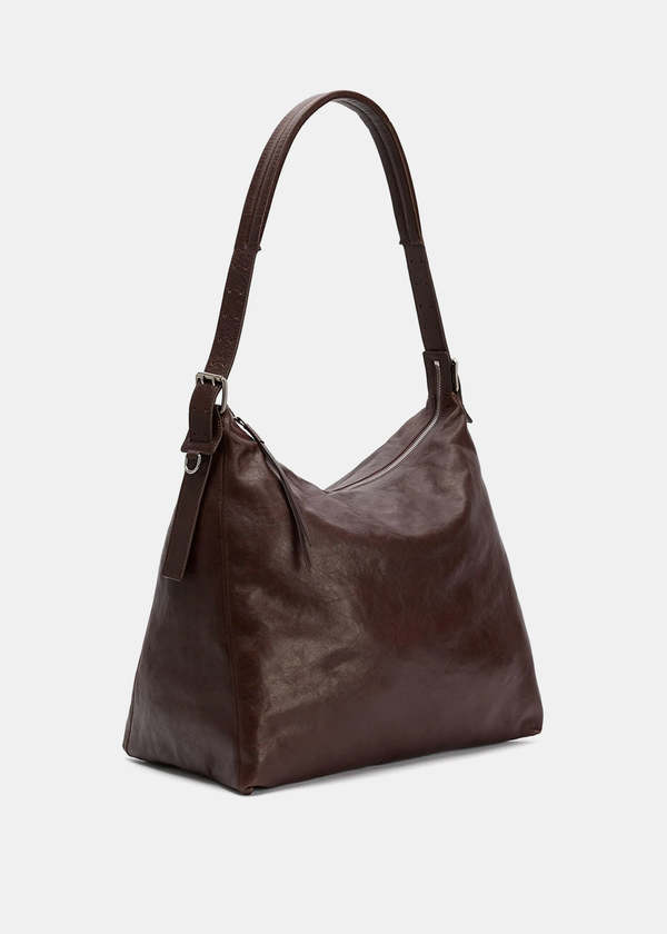 Lemaire Belted Hobo Bag - Espresso | Garmentory