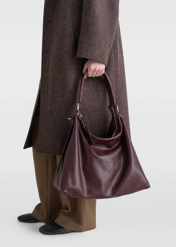 Lemaire Belted Hobo Bag - Espresso | Garmentory