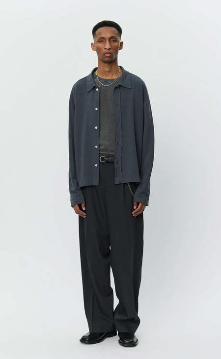 mfpen Frame shirt - black tartan check | Garmentory