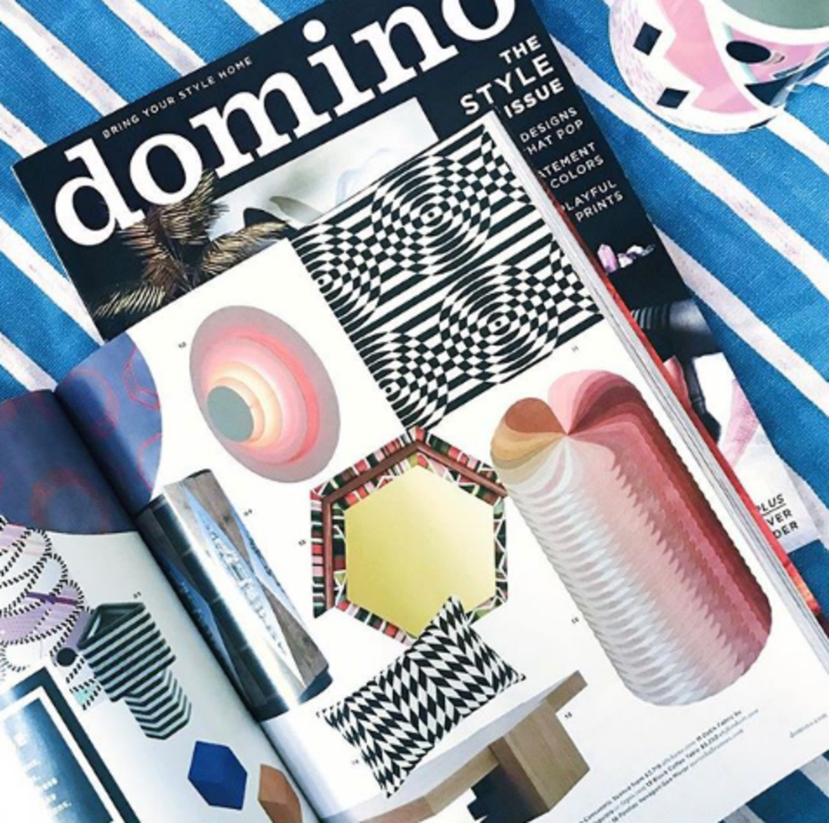 Archive New York Almolonga Diamond Pillow 12" x 20" - Black/Natural White  - Image 2 of 4