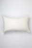 Archive New York Almolonga Diamond Pillow 12" x 20" - Black/Natural White  - Thumbnail 3