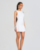 RETROFÊTE Audrina Knit Dress - White - Thumbnail 8