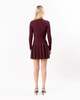 RETROFÊTE Devika Knit Dress - Metallic Pinot - Thumbnail 3