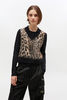 Ganni Soft Wool Vest - Leopard Print - Thumbnail 2