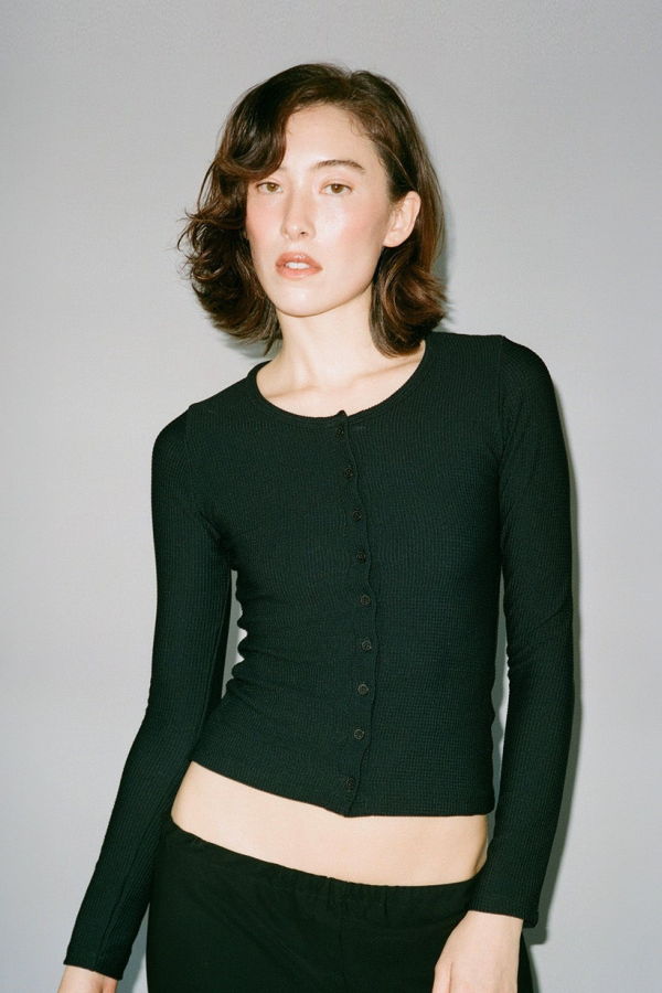 Gil Rodriguez Thermal Sophie Cardigan - Black