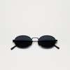 Bristol General Store Chimi Titan Oval Sunglasses - Matte Black - Thumbnail 1