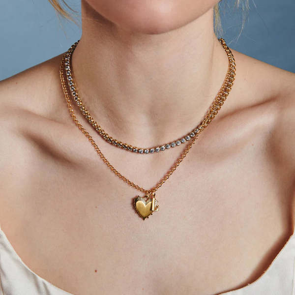 Hart Small Heart of Gold Necklace - Gold