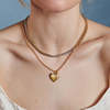 Hart Small Heart of Gold Necklace - Gold - Thumbnail 3