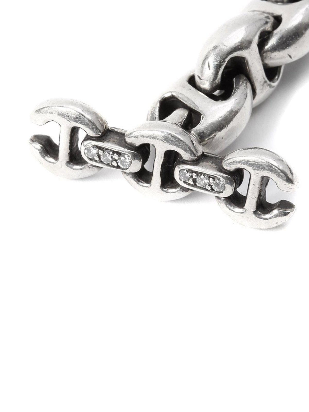 Hoorsenbuhs 10mm Sterling Silver Wallet Chain with Diamonds
