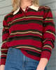 Guest in Residence Cropped Stripe Rugby Sweater - Thumbnail 1