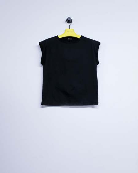 SECOND/LAYER Dias Cortez Long Sleeve Ribbed Tee - Brown