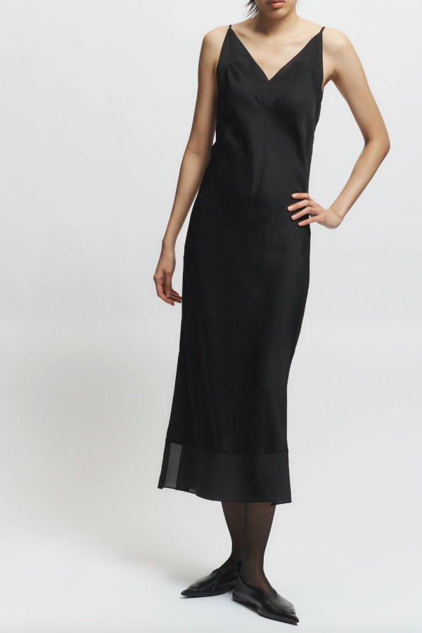 Saint Art Vinza Slip Dress - Black