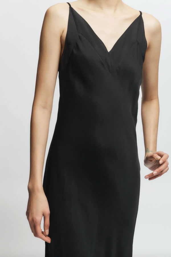 Saint Art Vinza Slip Dress - Black