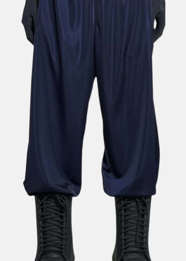 Balenciaga Drop-Crotch Trousers - Navy