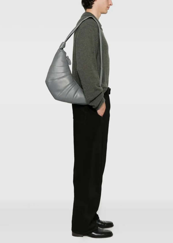 Lemaire Medium Croissant Bag - Smoked Pearl | Garmentory
