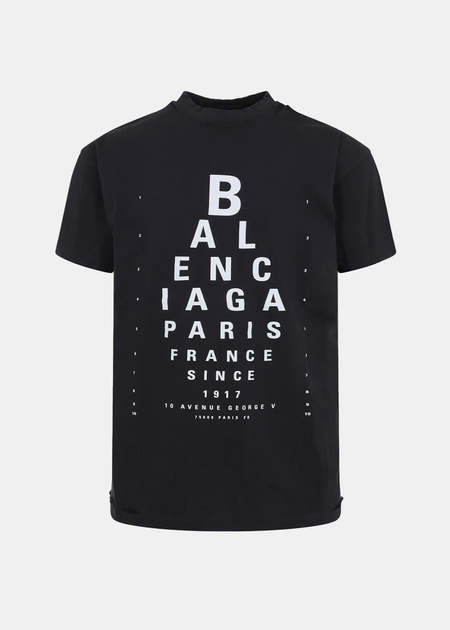 Balenciaga Kering Cotton T-Shirt - Black | Garmentory