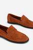 "INTENTIONALLY __________." Centre Brushed Suede Loafer - Thumbnail 4