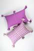 Archive New York Antigua Pillow - Orchid Stripe - Thumbnail 1