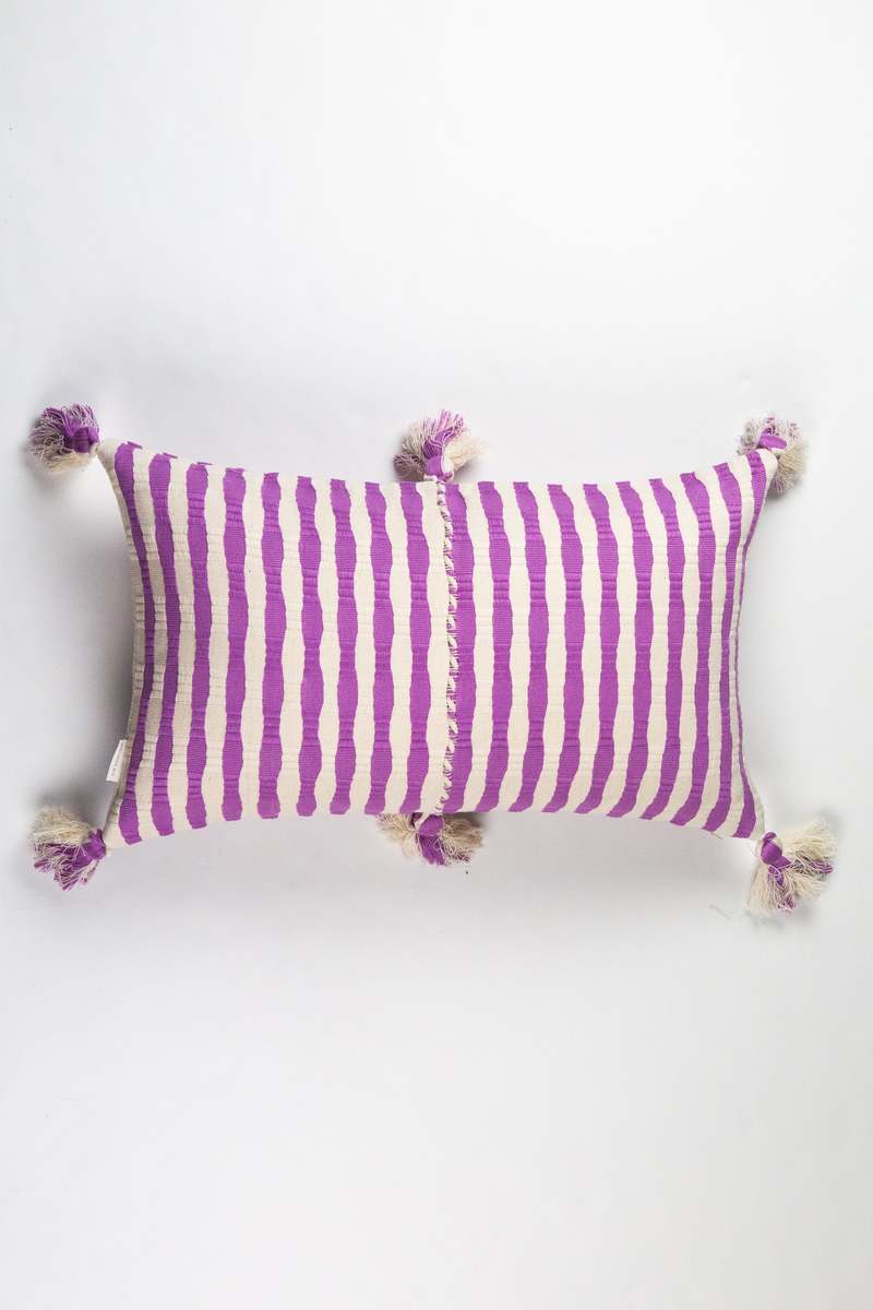 Archive New York Antigua Pillow - Orchid Stripe