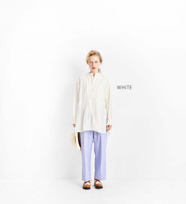 Veritecoeur Wool Linen Yoke Shirt