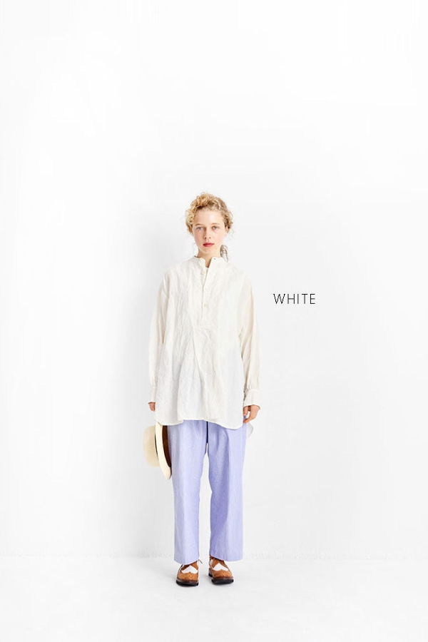 Veritecoeur Wool Linen Yoke Shirt