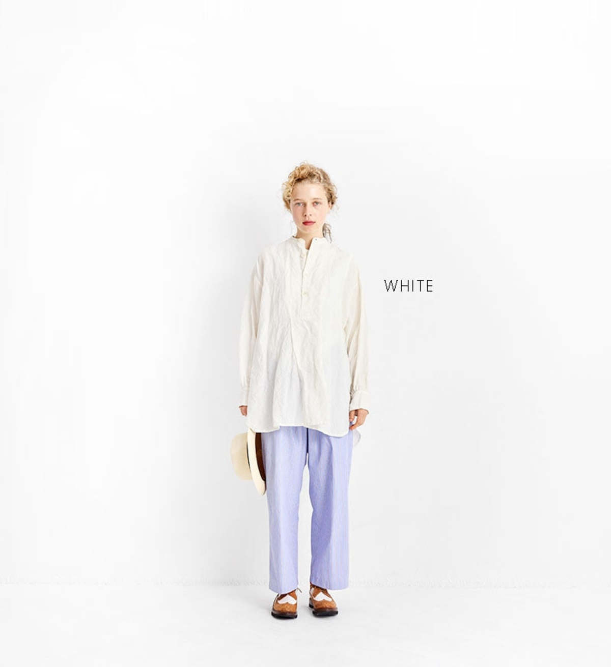 Veritecoeur Wool Linen Yoke Shirt - Image 1 of 4