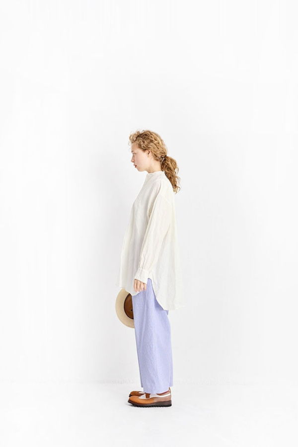 Veritecoeur Wool Linen Yoke Shirt